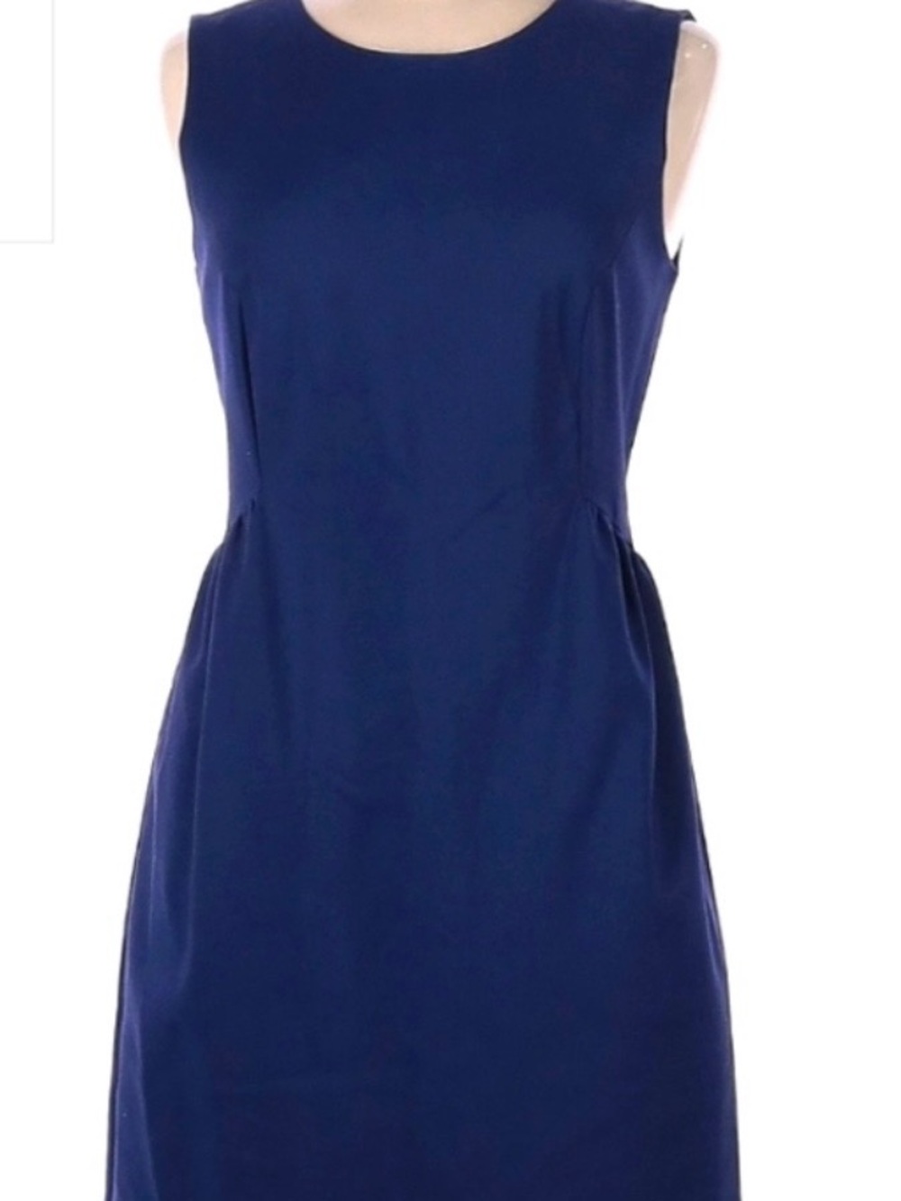 kate spade Navy Sleeveless Midi Sheath Dress